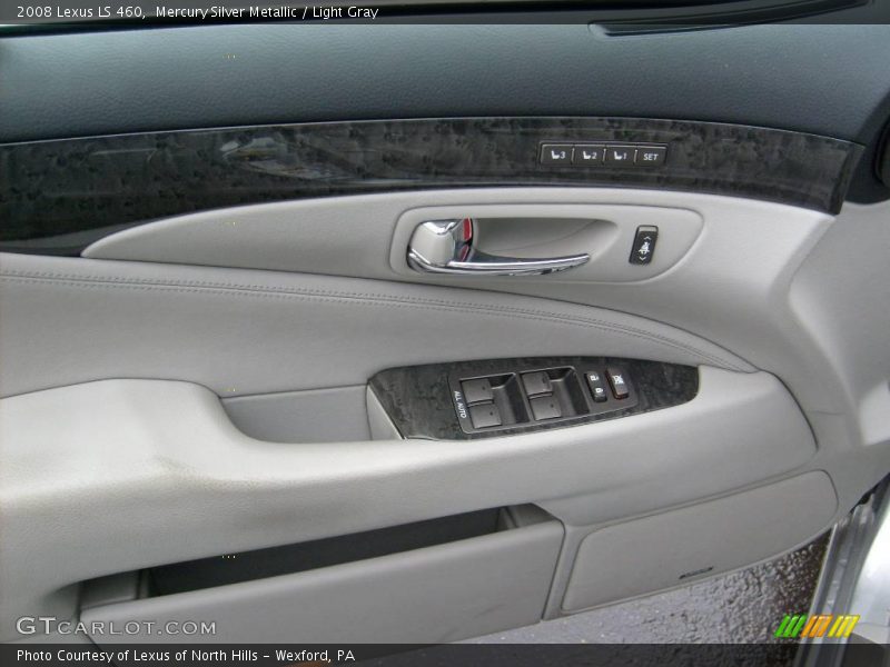 Mercury Silver Metallic / Light Gray 2008 Lexus LS 460