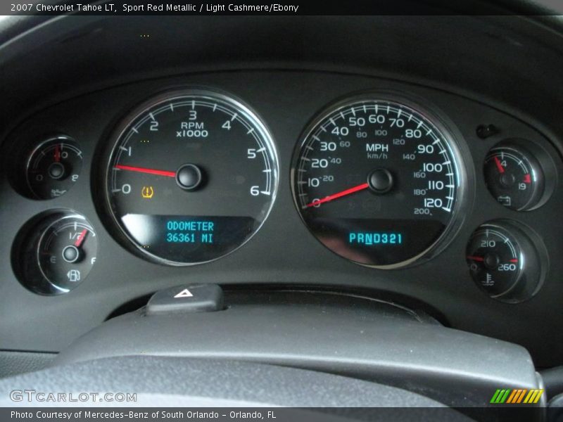 Sport Red Metallic / Light Cashmere/Ebony 2007 Chevrolet Tahoe LT