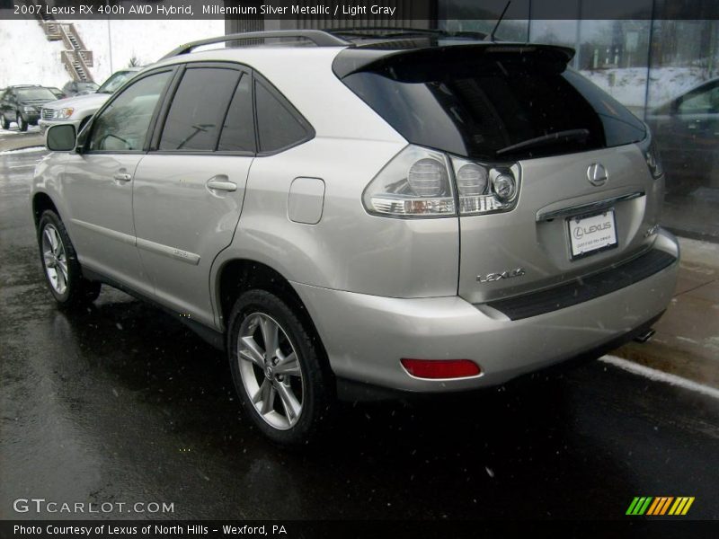 Millennium Silver Metallic / Light Gray 2007 Lexus RX 400h AWD Hybrid