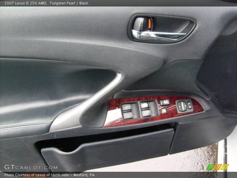 Tungsten Pearl / Black 2007 Lexus IS 250 AWD