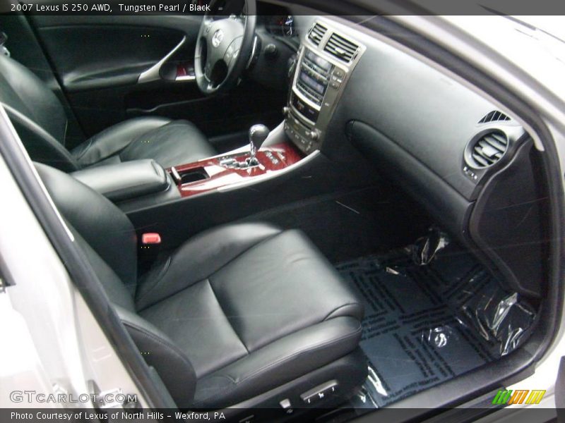 Tungsten Pearl / Black 2007 Lexus IS 250 AWD