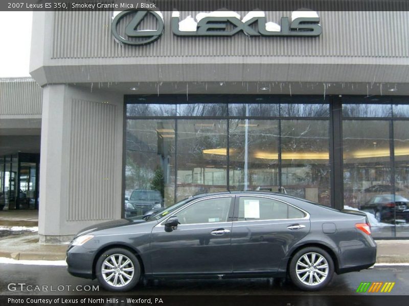 Smokey Granite Mica / Black 2007 Lexus ES 350