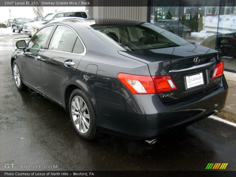 Smokey Granite Mica / Black 2007 Lexus ES 350