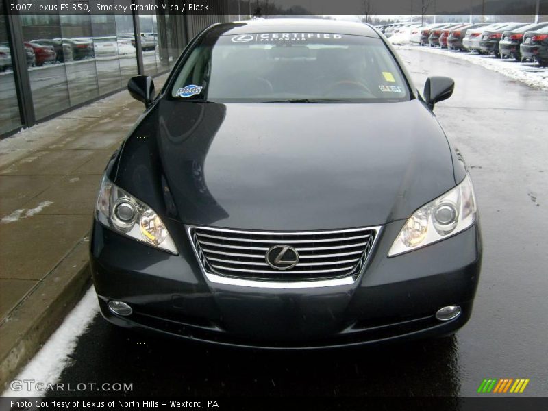 Smokey Granite Mica / Black 2007 Lexus ES 350