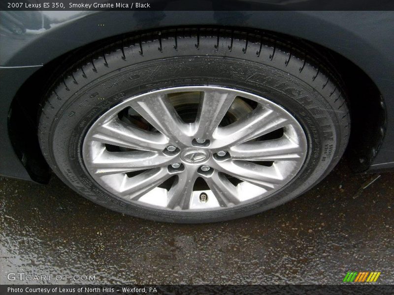 Smokey Granite Mica / Black 2007 Lexus ES 350