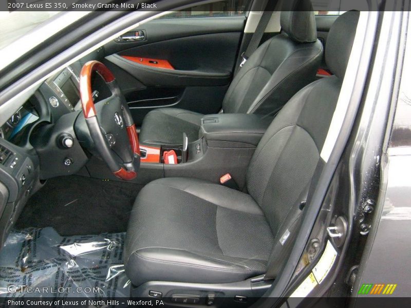 Smokey Granite Mica / Black 2007 Lexus ES 350