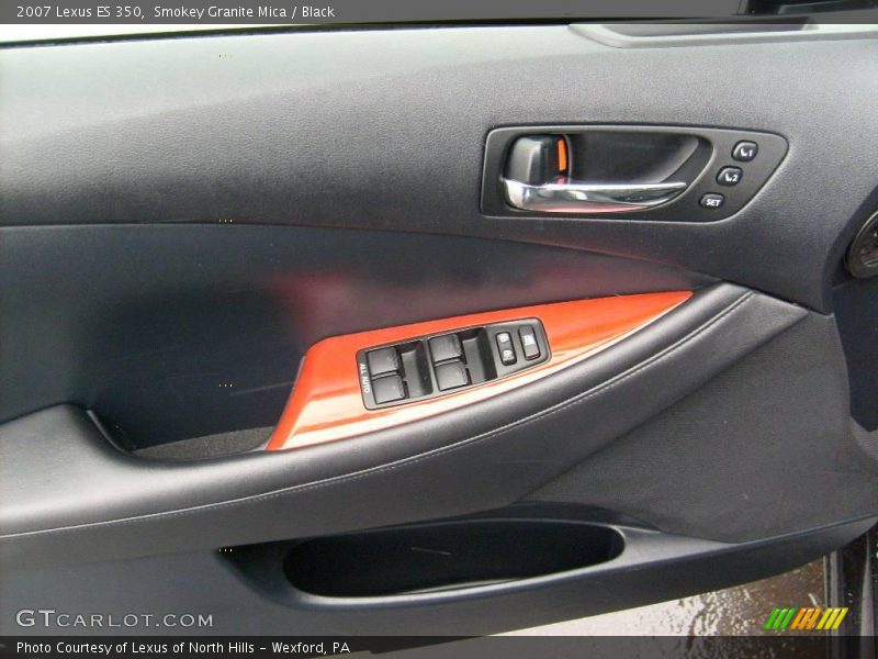 Smokey Granite Mica / Black 2007 Lexus ES 350