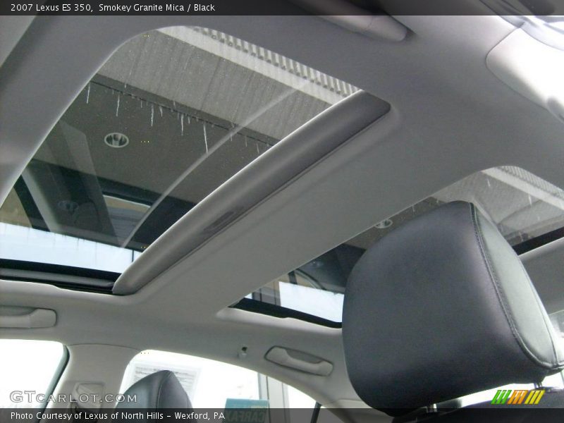 Smokey Granite Mica / Black 2007 Lexus ES 350