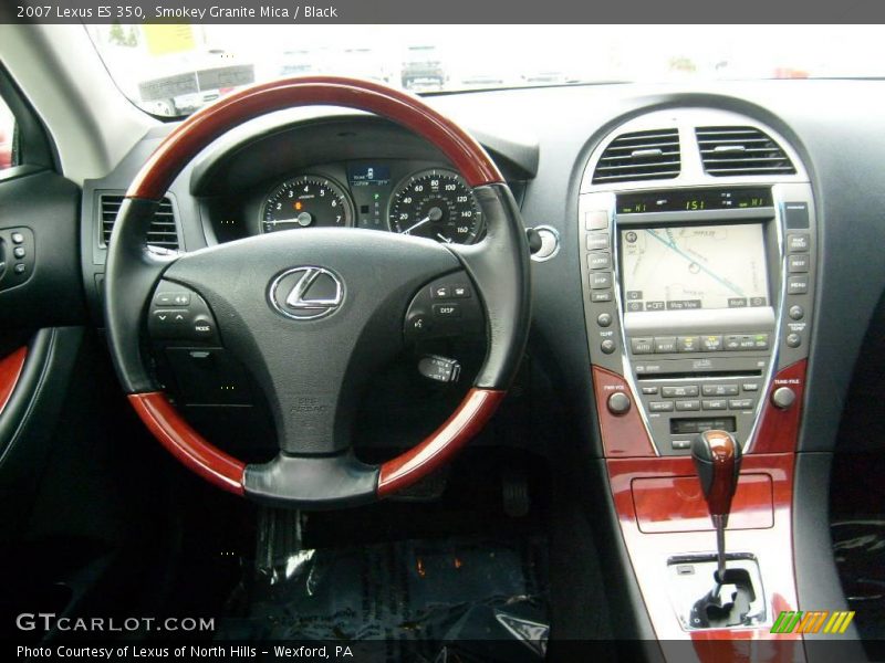 Smokey Granite Mica / Black 2007 Lexus ES 350