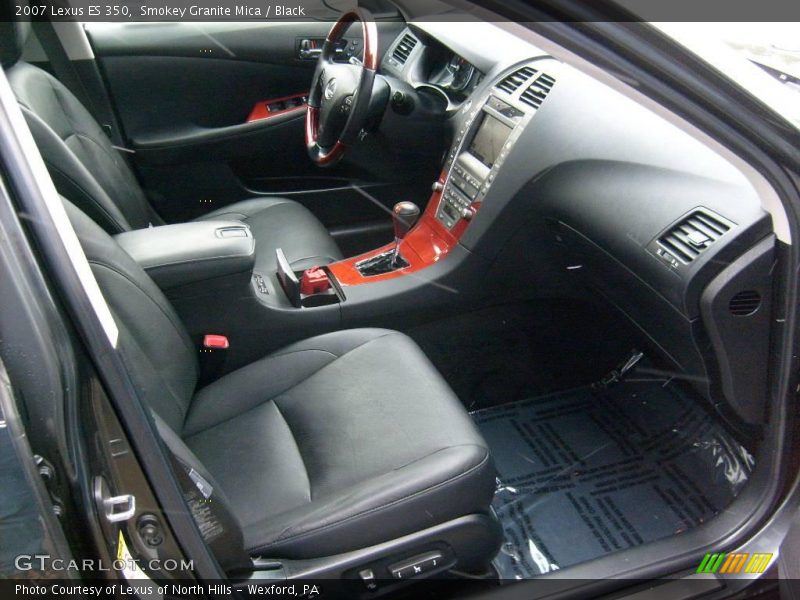 Smokey Granite Mica / Black 2007 Lexus ES 350