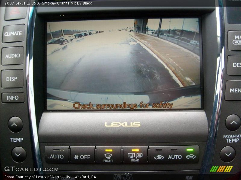 Smokey Granite Mica / Black 2007 Lexus ES 350
