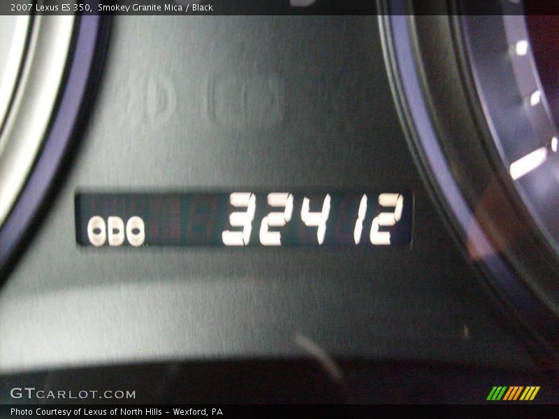 Smokey Granite Mica / Black 2007 Lexus ES 350
