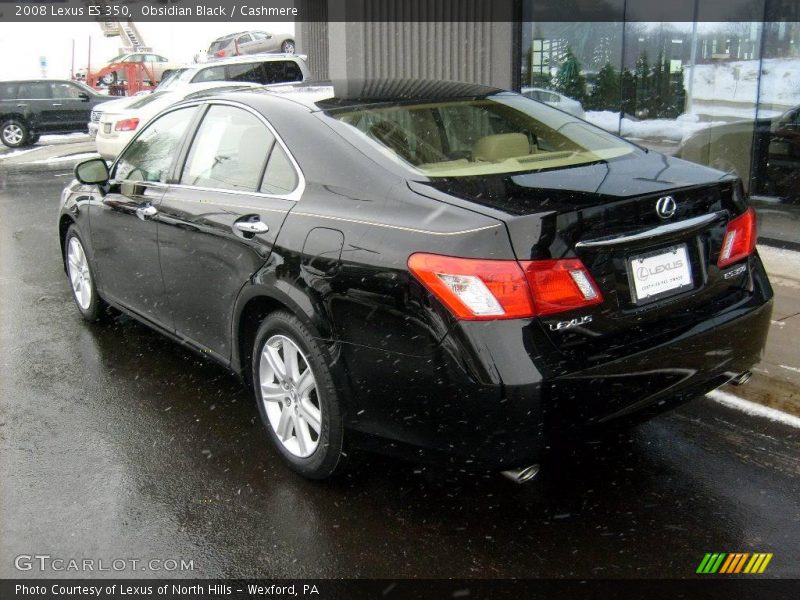 Obsidian Black / Cashmere 2008 Lexus ES 350