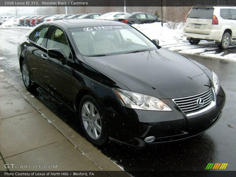 Obsidian Black / Cashmere 2008 Lexus ES 350