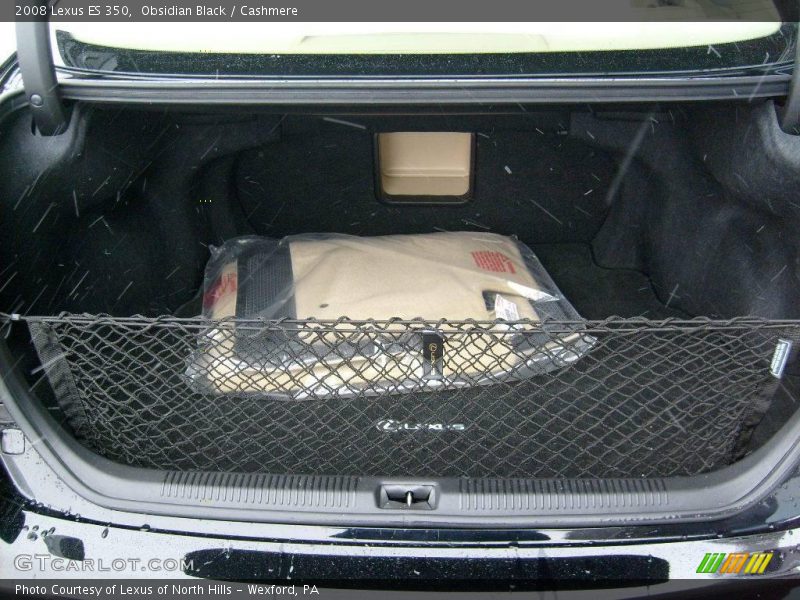 Obsidian Black / Cashmere 2008 Lexus ES 350