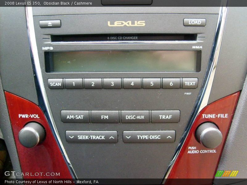 Obsidian Black / Cashmere 2008 Lexus ES 350