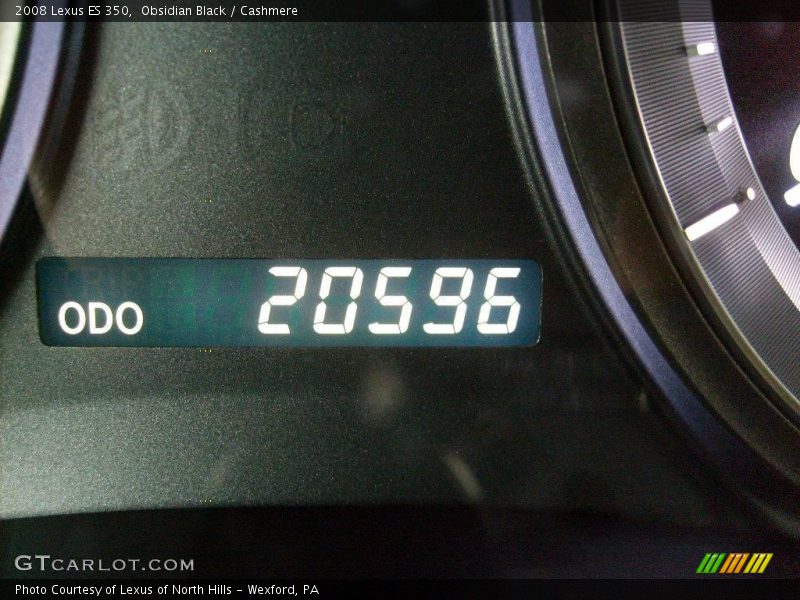 Obsidian Black / Cashmere 2008 Lexus ES 350