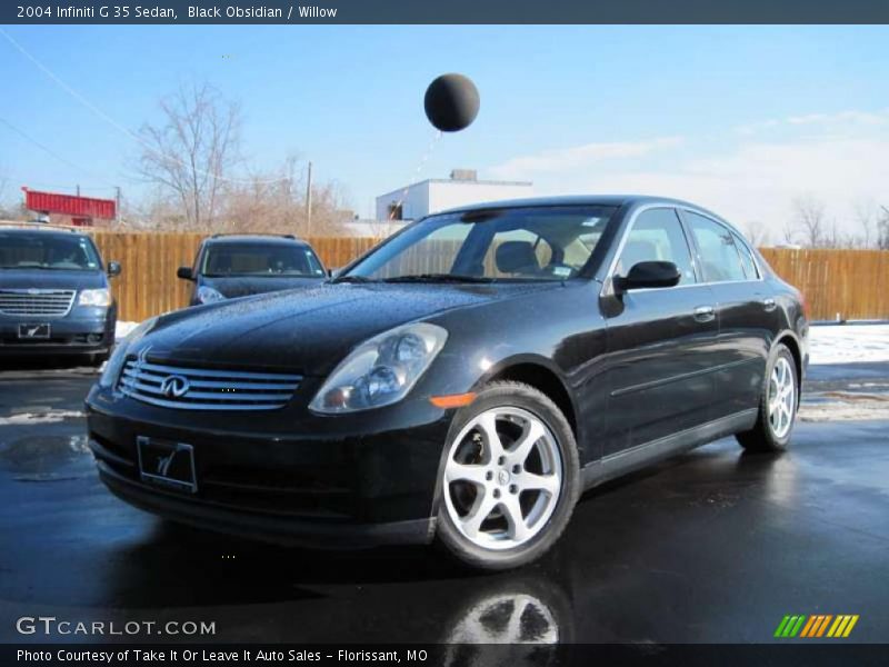 Black Obsidian / Willow 2004 Infiniti G 35 Sedan