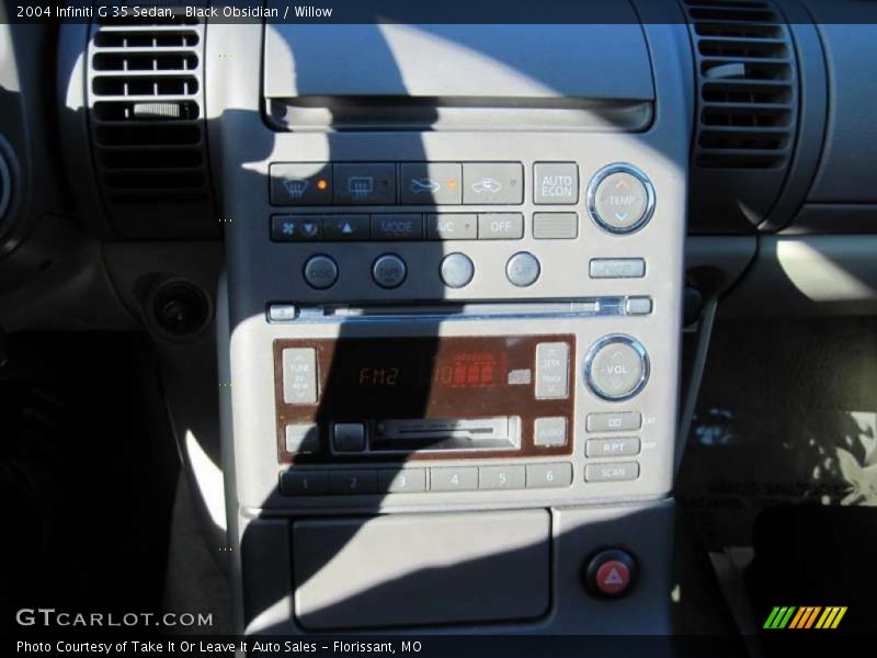 Black Obsidian / Willow 2004 Infiniti G 35 Sedan