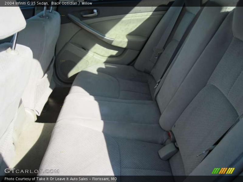 Black Obsidian / Willow 2004 Infiniti G 35 Sedan
