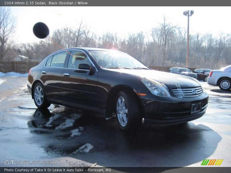 Black Obsidian / Willow 2004 Infiniti G 35 Sedan