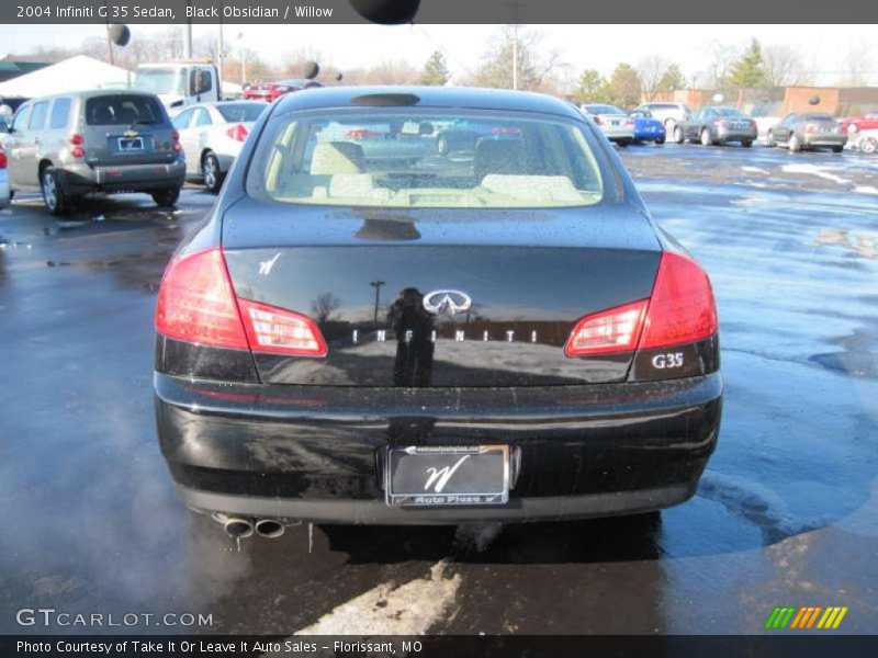 Black Obsidian / Willow 2004 Infiniti G 35 Sedan