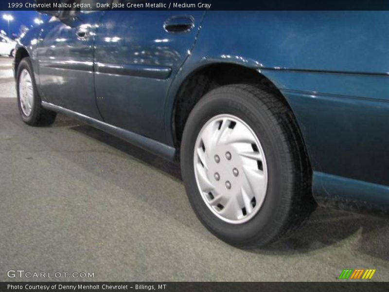 Dark Jade Green Metallic / Medium Gray 1999 Chevrolet Malibu Sedan