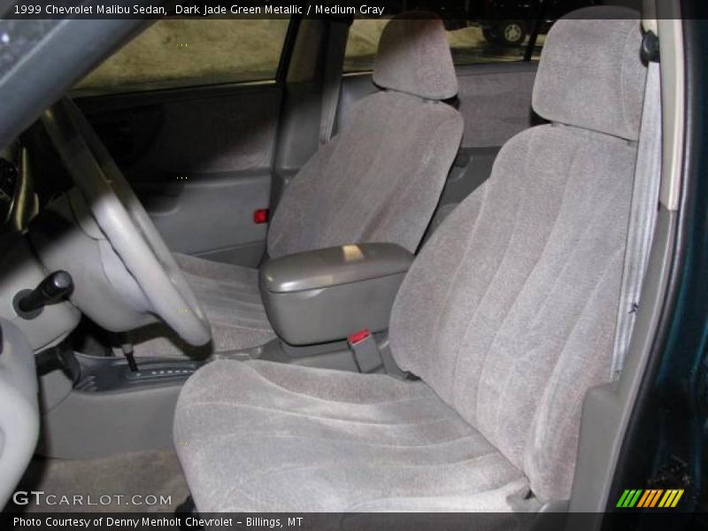 Dark Jade Green Metallic / Medium Gray 1999 Chevrolet Malibu Sedan