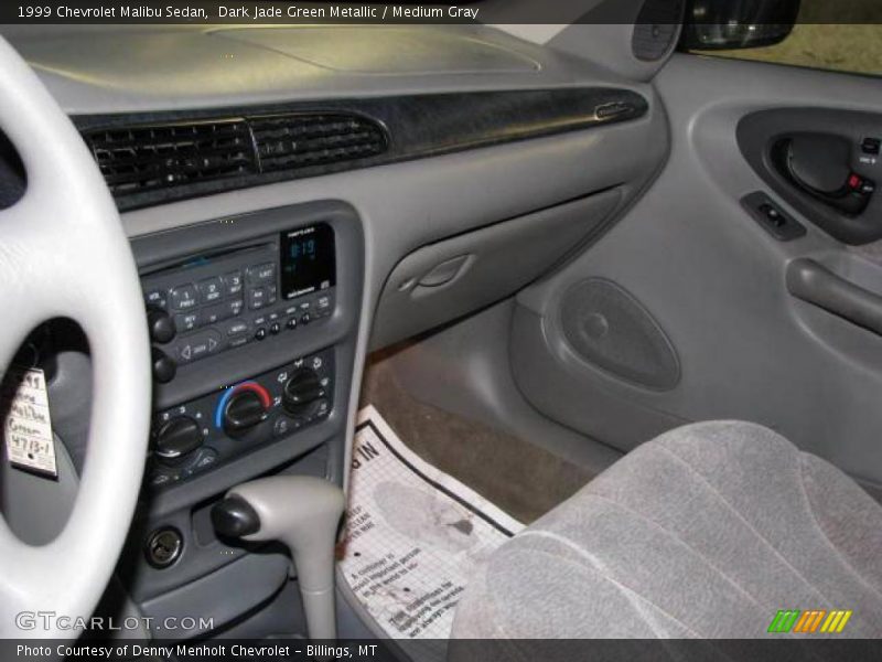 Dark Jade Green Metallic / Medium Gray 1999 Chevrolet Malibu Sedan