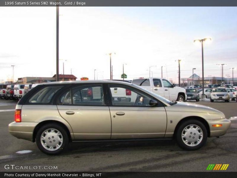 Gold / Beige 1996 Saturn S Series SW2 Wagon