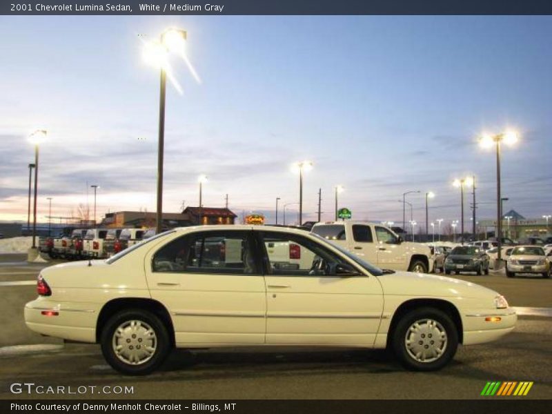 White / Medium Gray 2001 Chevrolet Lumina Sedan