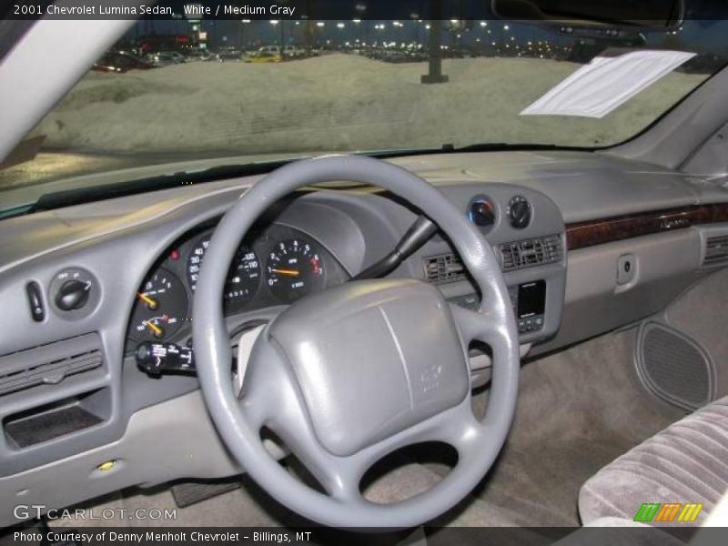 White / Medium Gray 2001 Chevrolet Lumina Sedan