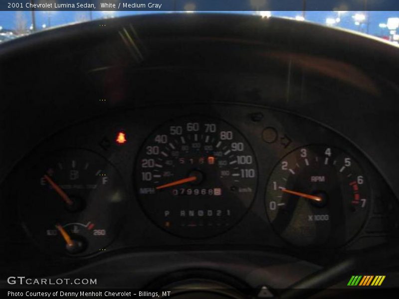White / Medium Gray 2001 Chevrolet Lumina Sedan