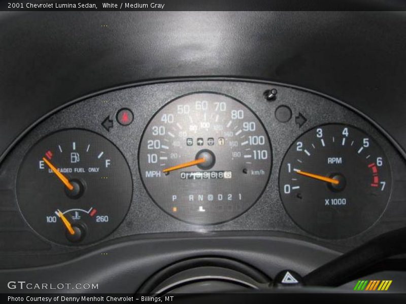 White / Medium Gray 2001 Chevrolet Lumina Sedan