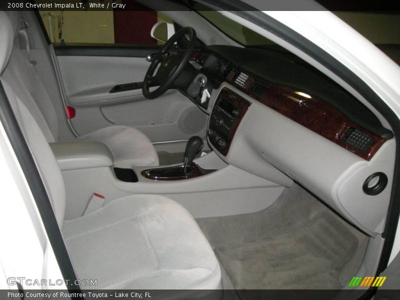 White / Gray 2008 Chevrolet Impala LT