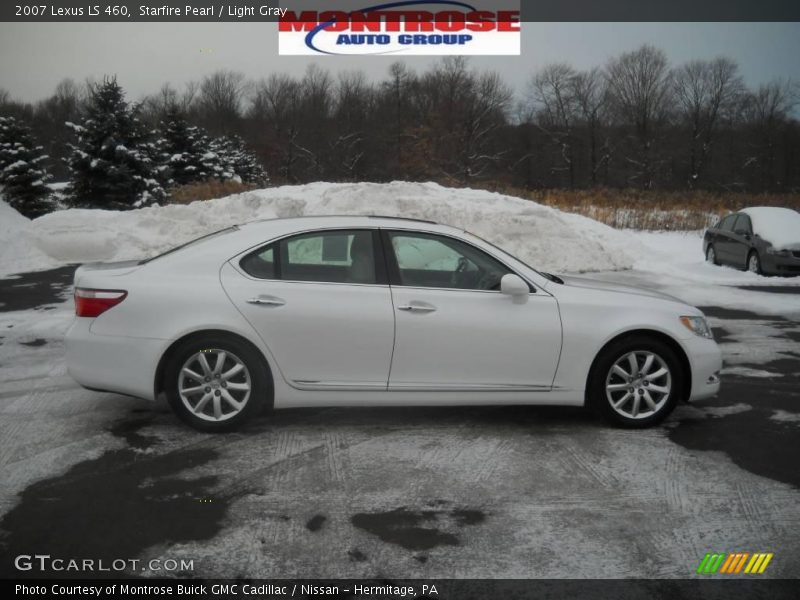Starfire Pearl / Light Gray 2007 Lexus LS 460