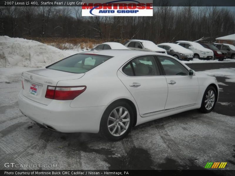 Starfire Pearl / Light Gray 2007 Lexus LS 460