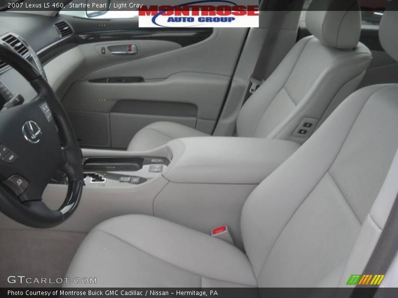 Starfire Pearl / Light Gray 2007 Lexus LS 460
