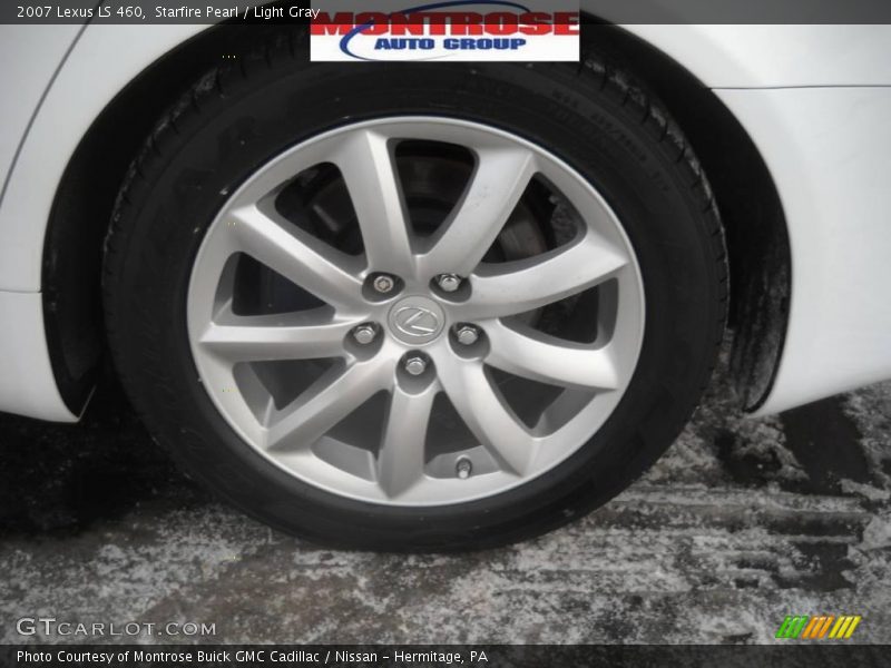 Starfire Pearl / Light Gray 2007 Lexus LS 460