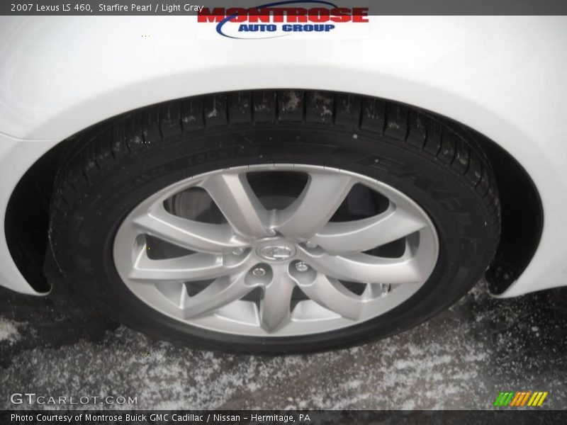 Starfire Pearl / Light Gray 2007 Lexus LS 460