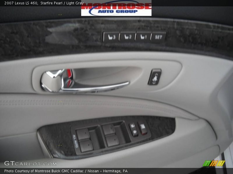 Starfire Pearl / Light Gray 2007 Lexus LS 460