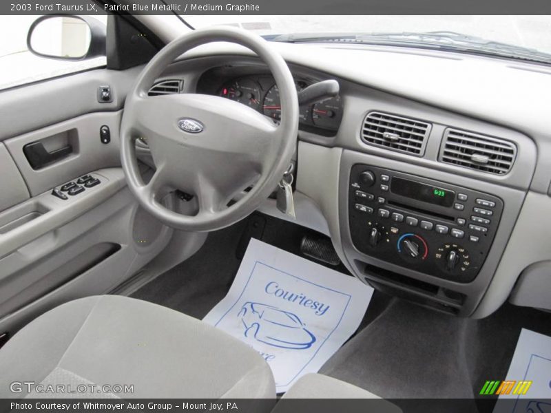 Patriot Blue Metallic / Medium Graphite 2003 Ford Taurus LX