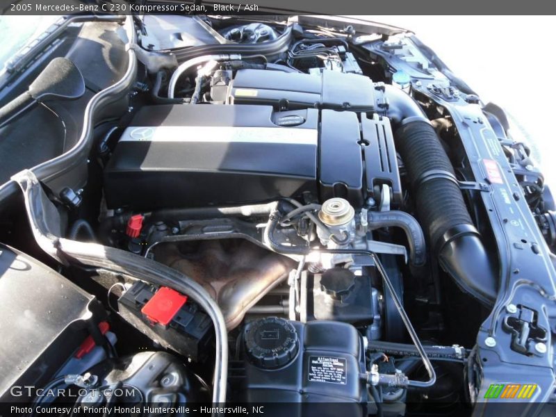 Black / Ash 2005 Mercedes-Benz C 230 Kompressor Sedan