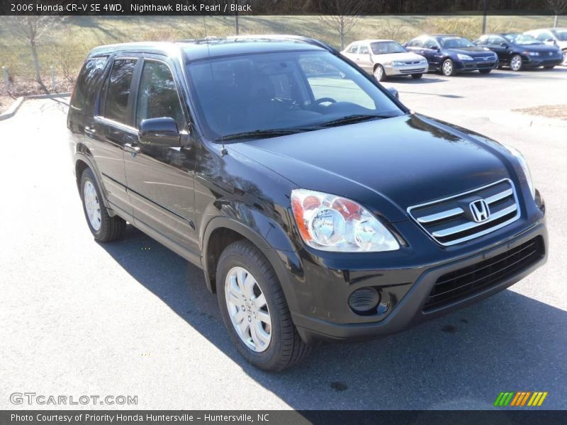 Nighthawk Black Pearl / Black 2006 Honda CR-V SE 4WD