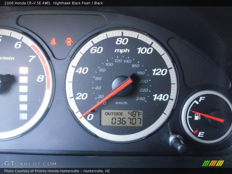 Nighthawk Black Pearl / Black 2006 Honda CR-V SE 4WD