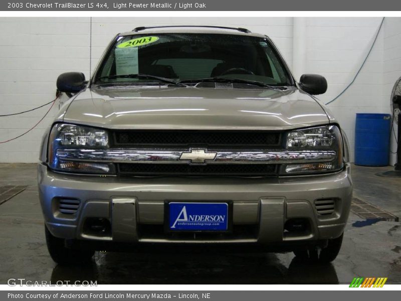 Light Pewter Metallic / Light Oak 2003 Chevrolet TrailBlazer LS 4x4
