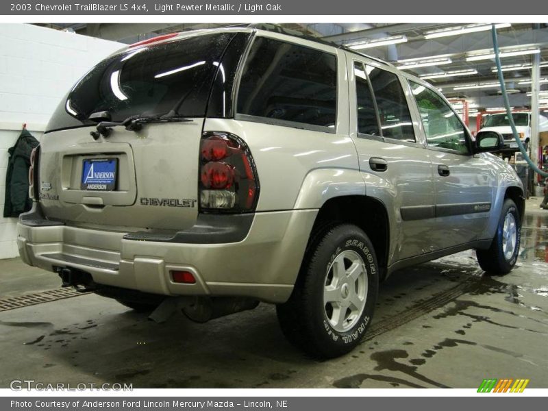 Light Pewter Metallic / Light Oak 2003 Chevrolet TrailBlazer LS 4x4