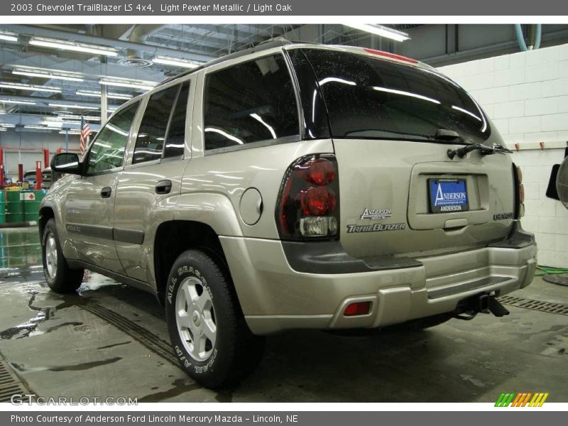 Light Pewter Metallic / Light Oak 2003 Chevrolet TrailBlazer LS 4x4
