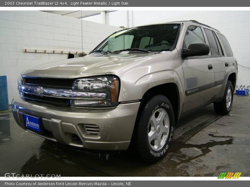 Light Pewter Metallic / Light Oak 2003 Chevrolet TrailBlazer LS 4x4