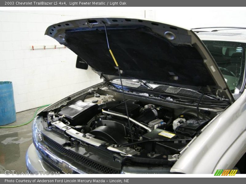 Light Pewter Metallic / Light Oak 2003 Chevrolet TrailBlazer LS 4x4